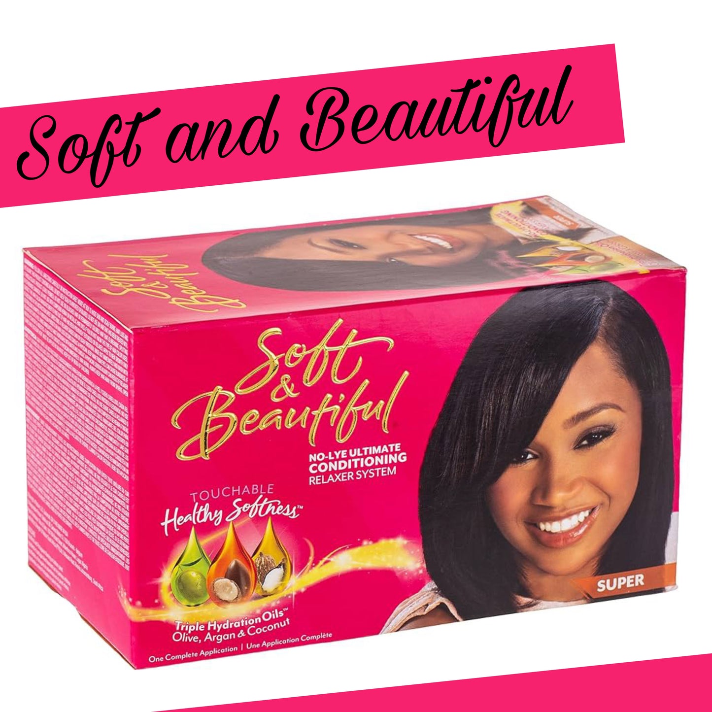Soft And Beautiful Hair Relaxer Kit