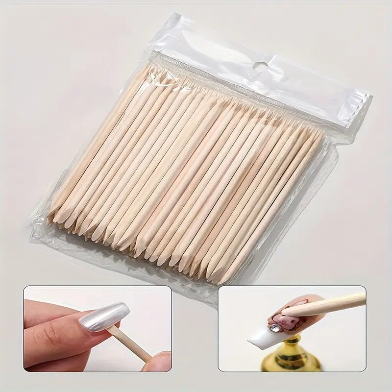 Wooden Pusher 100pcs