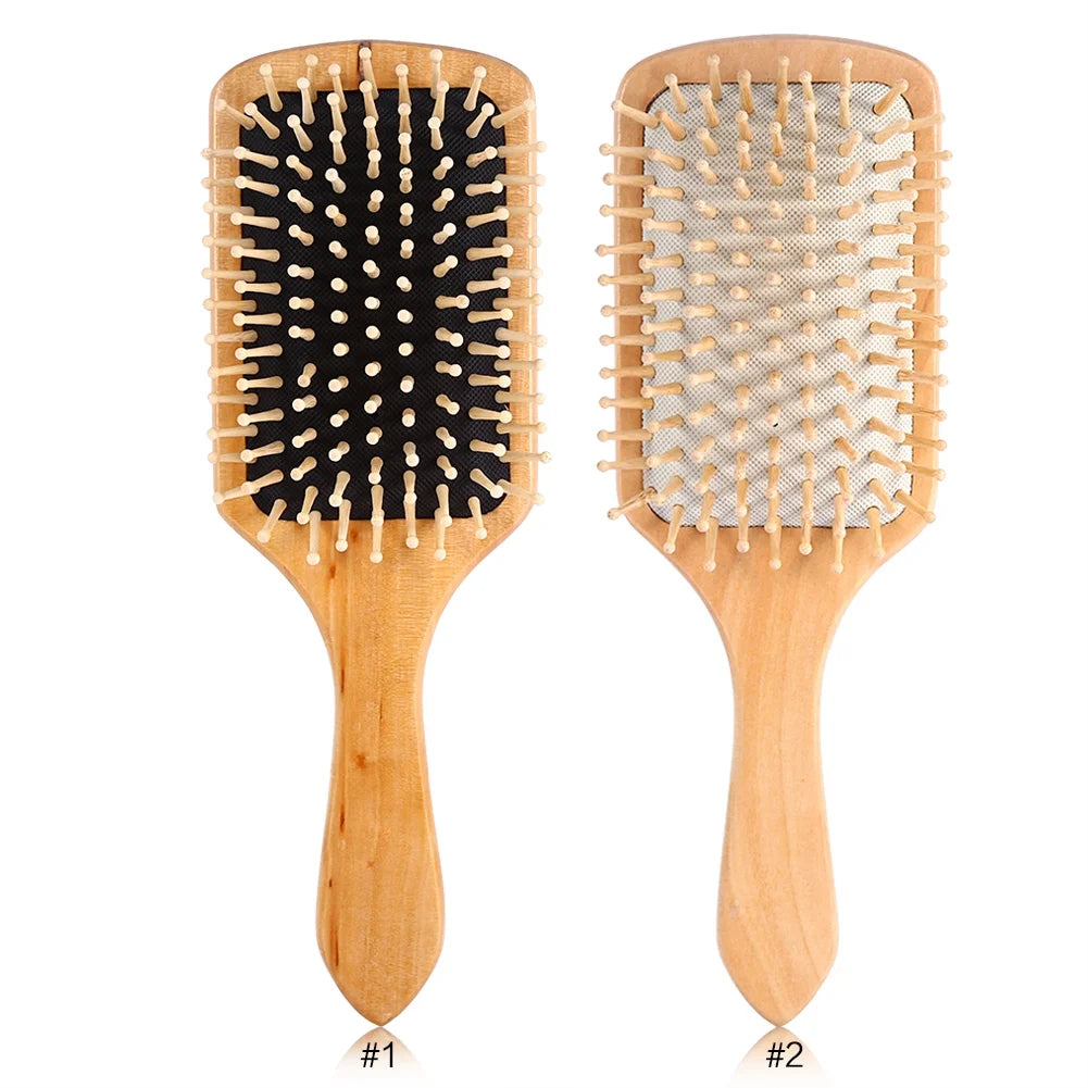 Wooden Paddle Brush